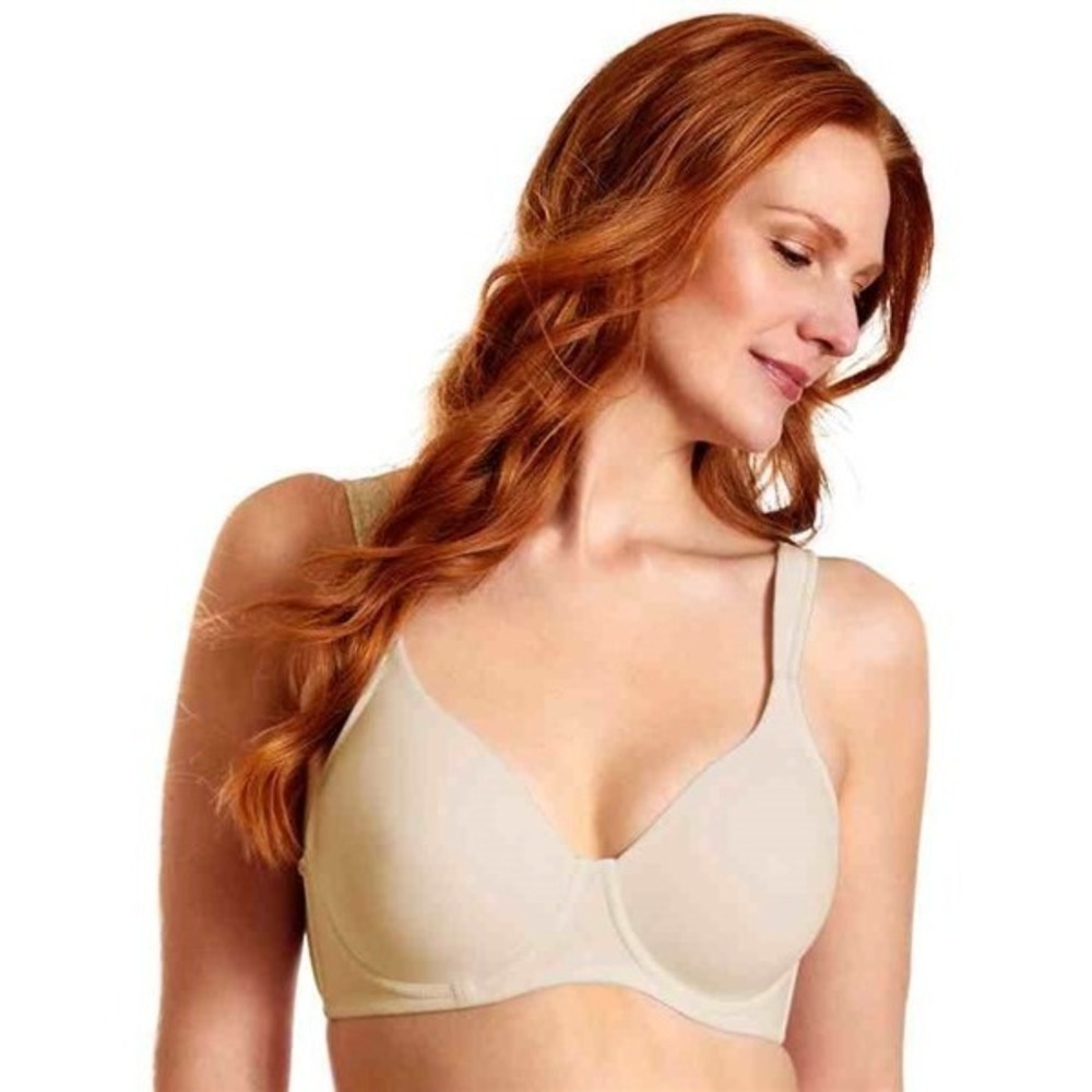 NWOT Leading Lady 40DD Molded Soft Cup Bra 5042 Nude 121701